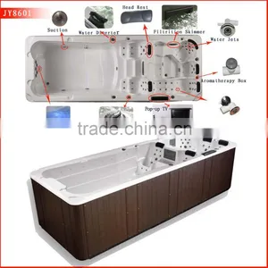 Hot Selling Acrylic Hotel Rectangular Outdoor Swim Pool Sex Massage Swimming Spa thumbnail-2