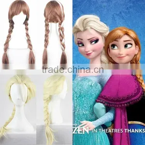 Hot Sales Wig Cosplay Frozen Elsa Wig Cheap Wigs for Women thumbnail-1