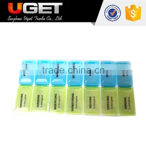 Factory Price Spring Plastic Wholesale Monthly Pill Box for Indian thumbnail-6