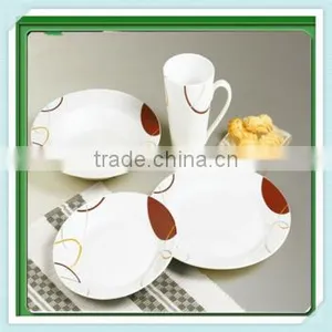 China Dinner Plate,wholesale Asian Dinner Plate,cheap White Porcelain Dinner Plate thumbnail-1