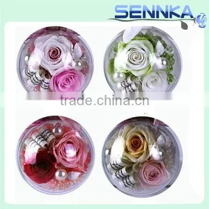 Hot Sale Preserved Rose Purse Hangings 100% All Natural Preserved Flower With Various Colors thumbnail-4