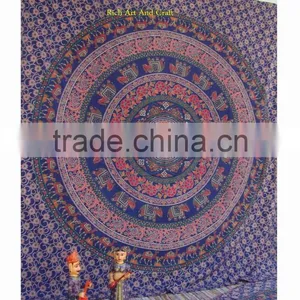 Mandala Hippie Tapestry Tapestries Wall Hanging Indian Tapestry Queen Bedspread Fashion Home Decor Tribal thumbnail-3