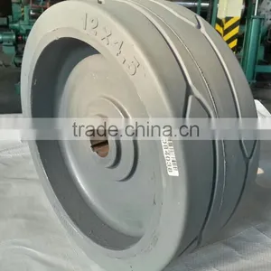 Hydraulic Scissor Car Lift Used Solid Tyre Wheels 12x4.5 15x5 12.5x4.5 thumbnail-6