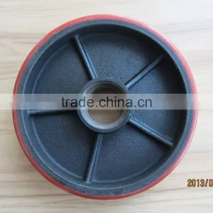 Heavy Duty Red pu Caster Wheel in Hot Supplying thumbnail-2