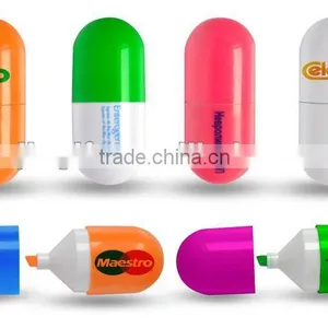 Capsule Pill Shaped Highlighters/multi Colored Highlighter Pen thumbnail-4