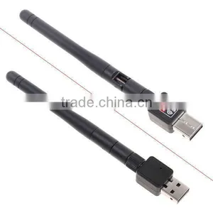 Mini 150M 300mbps USB WiFi Wireless Network Card 802.11 N/g/b LAN Card Adapter With Antenna thumbnail-1
