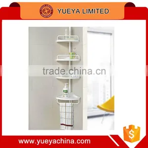Bathroom Multifunctional 4 Layered Triangle Design Corner Storage Rack Shelf thumbnail-1