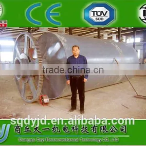 High Output Best Quality Shangqiu DaYi Continuous Waste Tyre/plastic Hot Selling Pyrolysis Plant With ISO & CE thumbnail-1