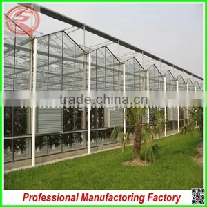 China Commercial Large Span Garden Greenhouse for Sale With Drip Irragation System thumbnail-1