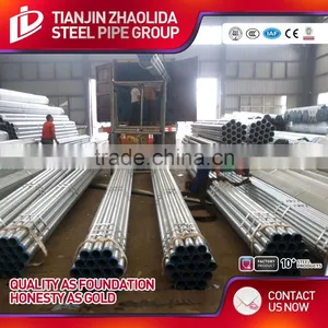 Astm Standard Galvanized Steel Pipe for Irrigation Tianjin Manufacturer thumbnail-3