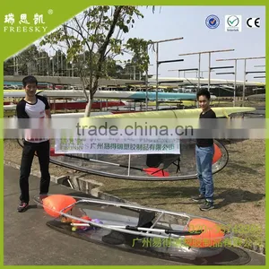 Amazing Polycarbonate Glass Bottom Transparent Kayak With Two Paddles thumbnail-2