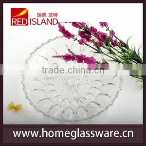 Glass Fruit Plate Decorative Glass Plate Glass Dishes and Plates thumbnail-1