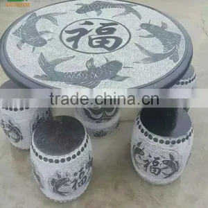 Luxury Marble Dining Table 6 Chairs thumbnail-1