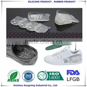 Silicone Increase Height Insoles Taller Lift Shoe Inserts Shoes Pads thumbnail-1