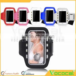 Sport Running Cycling Jogging Armband Arm Band Case Cover Skin With Key Holder and LED Light for IPhone 6 / 6S thumbnail-1
