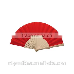 Plastic Wooden Cheap Promotional Foldable Hand Fan thumbnail-2