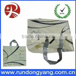 Custom LDPE or HDPE Soft Loop Handle Plastic Bag thumbnail-1