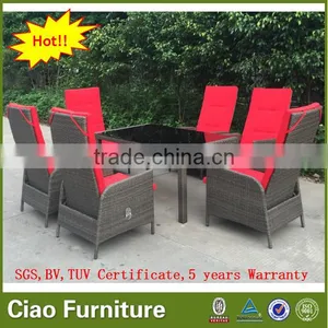 Dining Rattan Table and Chair Used Dining Room Furniture for Sale thumbnail-1