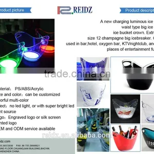 2016 Hot Sale Promotion Clear Ice Bucket Brewery thumbnail-5