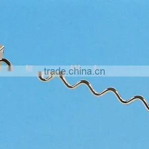 High Quality Wavy Clothes Hanging Hook Cast Iron Display Hooks thumbnail-1