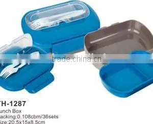 Wholesale Square Food Grade Plastic Lunch Box thumbnail-1