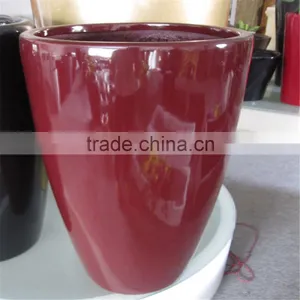 SJ20171020 2017 Hot Sale Red Plastic Decorative Flower Pot and Vase thumbnail-1
