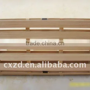 Simple Design Wooden Floor Mat Can be Use for Flower Pot thumbnail-3