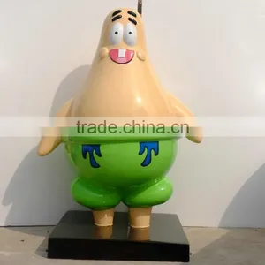 Movie FRP Patrick Star Statue Cartoon thumbnail-1