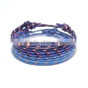 Hot New Bestselling Product Wholesale Wrap Bracelet Rope Bracelet With Country Flag Made in China thumbnail-1