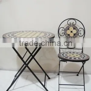 Metal Table and Chair Outdoor Garden Furniture thumbnail-1