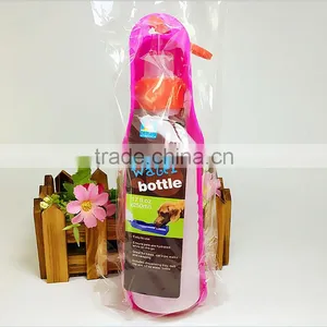 250ml Pet Automatic Feeding Bottle Outdoors Plastic Water Bottle Shaker thumbnail-2