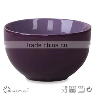 Two Tone Glazed Ceramic Rice Bowl Manufacturer thumbnail-2