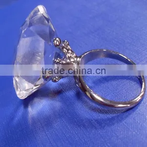 Acrylic Crystal Diamond Wedding Napkin Ring Decorative thumbnail-1