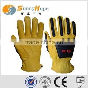 SUNNY HOPE Leather Motorcycle Leather Sport Gloves thumbnail-2
