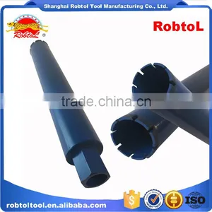 55mm Cured Reinforced Concrete Diamond Core Drill Bits Asphalt Masonry Cement Brick Block Wet Boring Segmented Brazed Laser Weld thumbnail-4