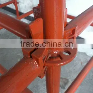 Q235 Steel Constructional Galvanized Rosette Layher Ringlock Scaffold thumbnail-1