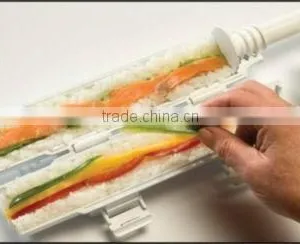 Sushi Bazooka Kitchen Appliance Gourmet Cooking Shape Tube Easy Food Maker Molds thumbnail-4