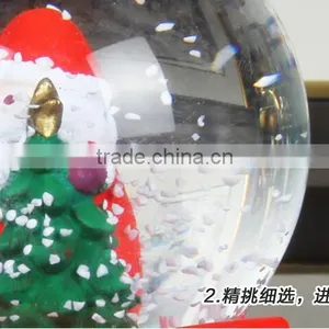 Hot Sale Christmas Gifts Polyresin Snow Globe With Music Box thumbnail-4