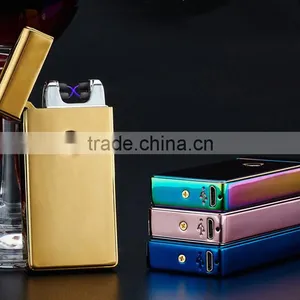US HOT Plasma Beam Spark Arc Tesla Electric USB Recharge Cigarette Lighter Canada thumbnail-1
