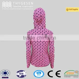 Jersey Women Fitness Gym Sport Track Hoodie Jacket With Tape Details thumbnail-1