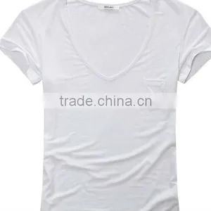 Bluk Plain White T-shirt Women thumbnail-1