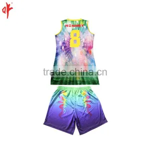 NO MOQ Sublimation Basketball Uniform thumbnail-3