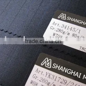 Worsted Wool Fabric W70/p30moda-t027 thumbnail-1