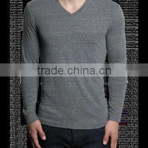 LONG SLEEVE V NECK TSHIRT WHITE LTS0013 thumbnail-3
