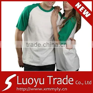 New Fashion Summer Blank Couple Tee For Custom thumbnail-1