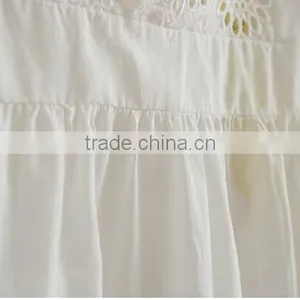 2017 Latest Wholesale Baby Clothes Hot Sale Cheap Clothing Children's Boutique Short Sleeve Summer White Baby Girl Summer Dress thumbnail-3