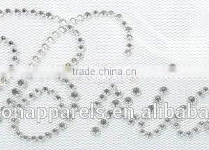Custom Wedding Words Hot Fix Rhinestone for Clothing thumbnail-3