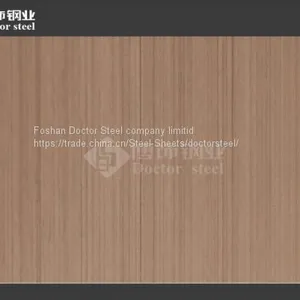 304 Hairline Finish Copper Color Stainless Steel Sheet for Setting Wall thumbnail-3