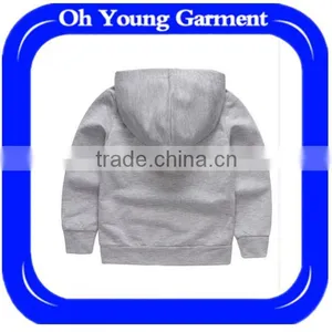 2016 Boys Oversized Fitted Sport Clothing Children Custom Print Plain Hoody thumbnail-2