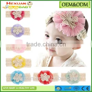 New Product Cheap Fashion Sweet Baby Girls Flower Headband thumbnail-1